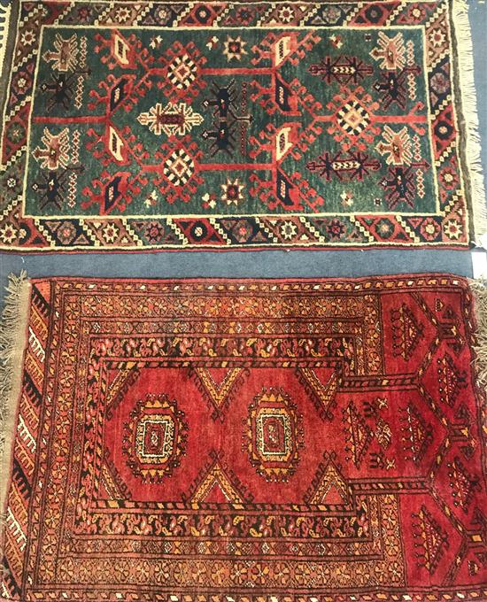 Two rugs 115 x 76cm and 120 x 75cm